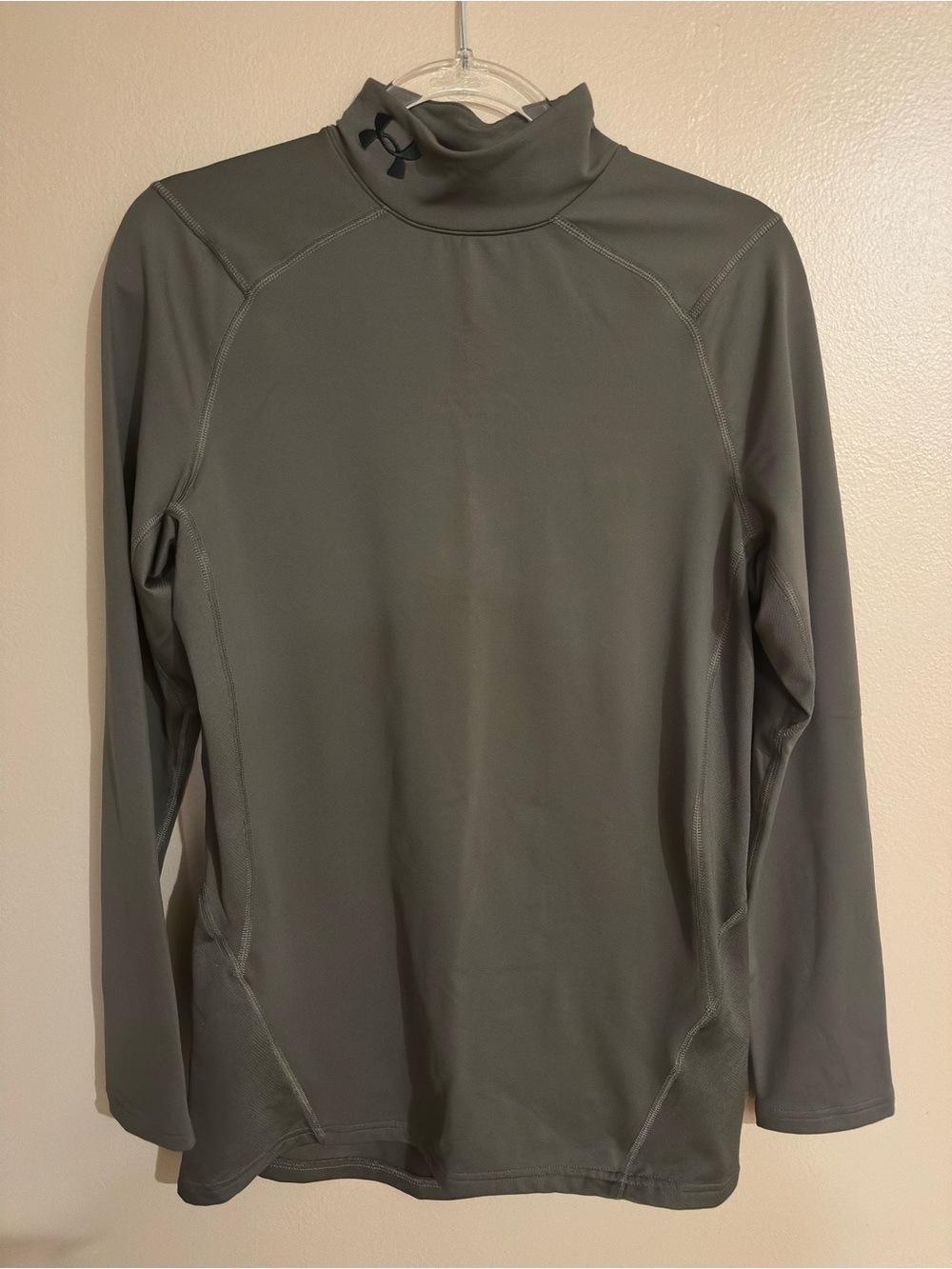 Under Armour Men’s Olive Green Tactical Coldgear Long Sleeve - Fitted Fit